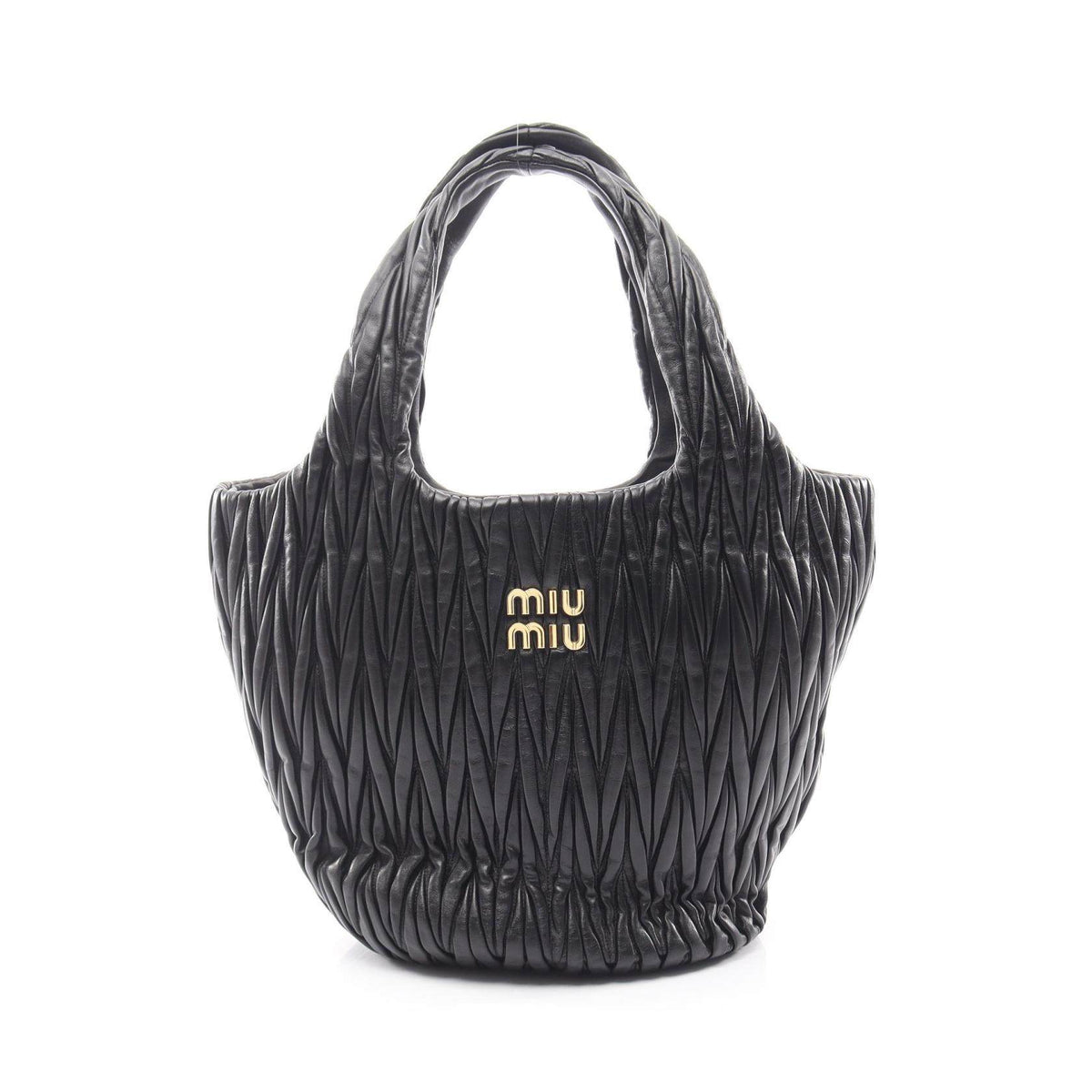 Miu Miu Matelassé Leather Tote Bag