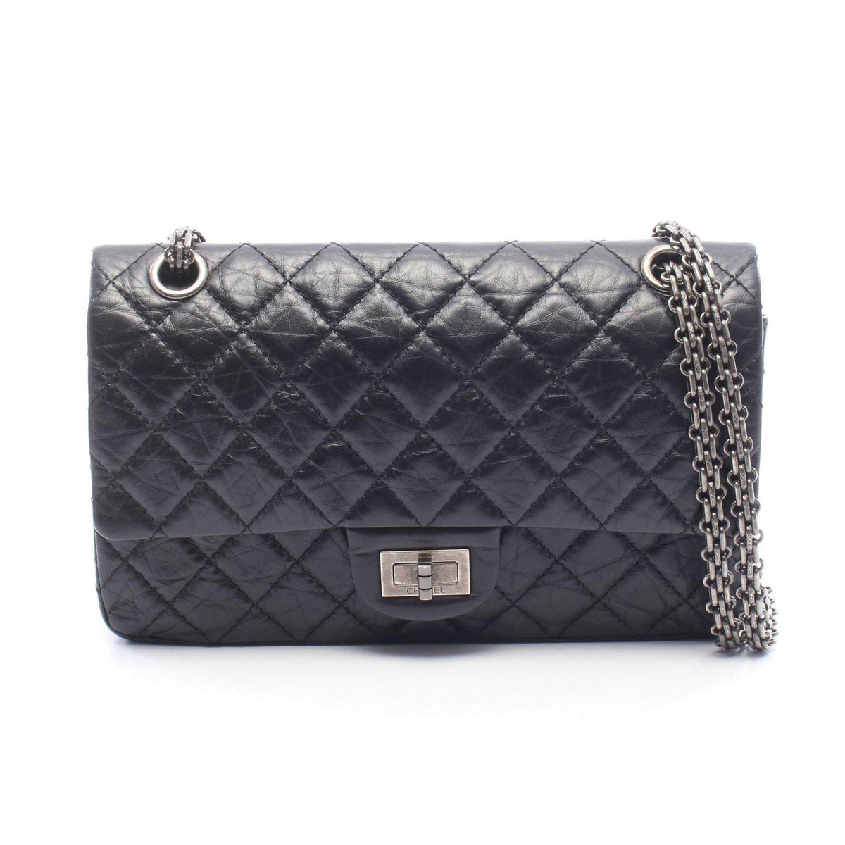 CHANEL 2.55 Lambskin Shoulder Bag