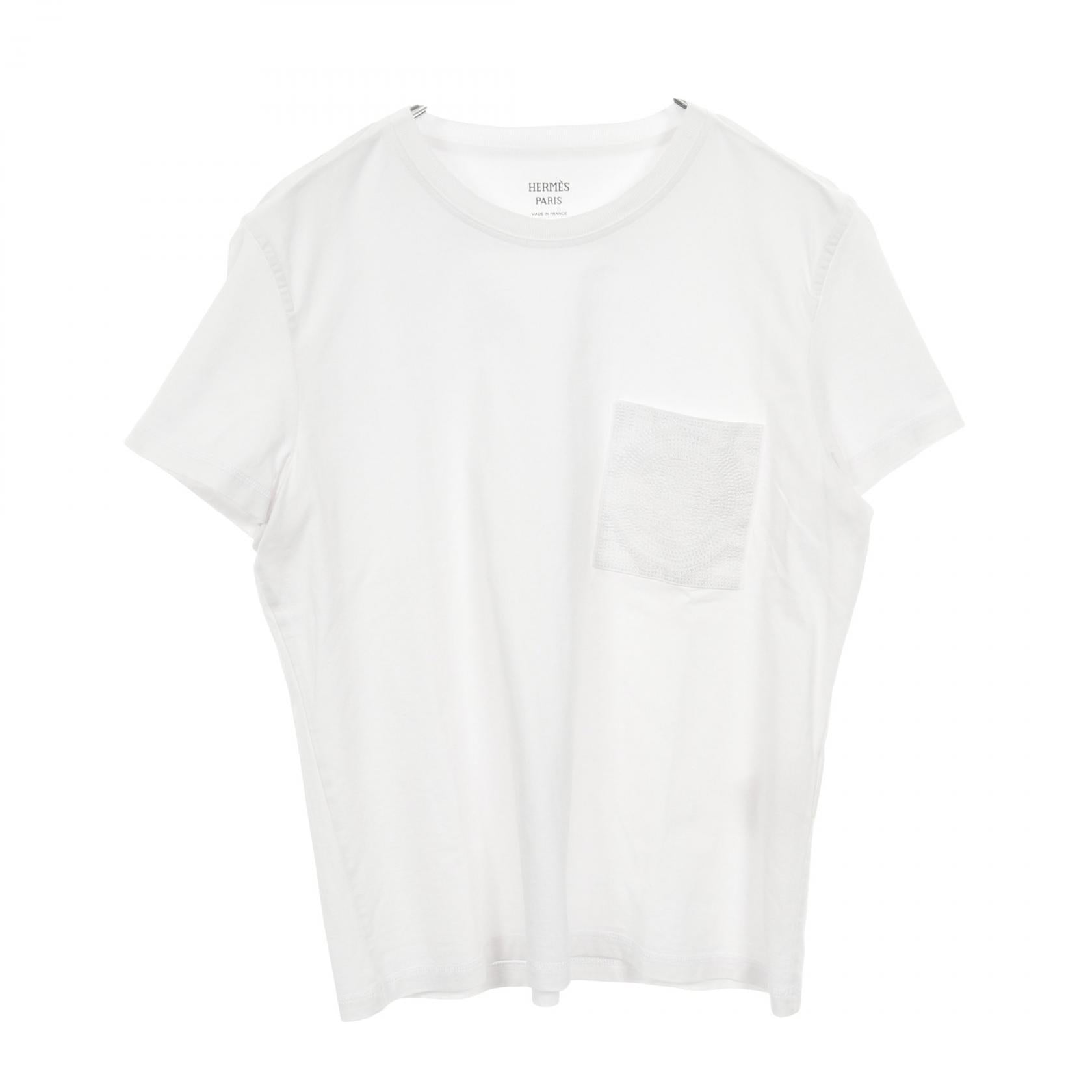 Hermes Mosaïque H Embroidery Cotton Top