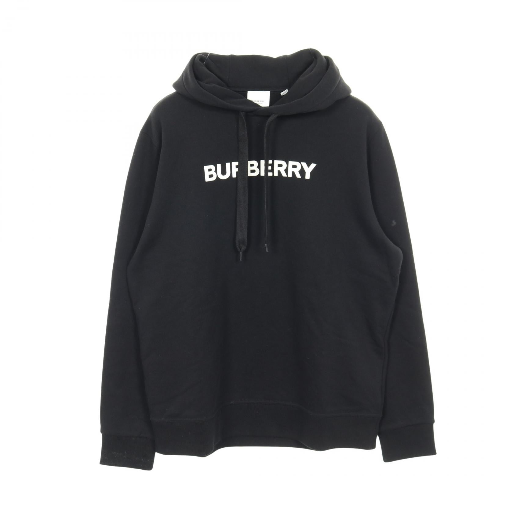 Burberry Logo Print Cotton Hoodie