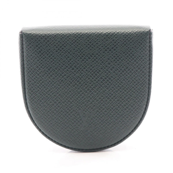 Louis Vuitton Portefeuille Monnaie Cuvette Taiga Leather Coin Case