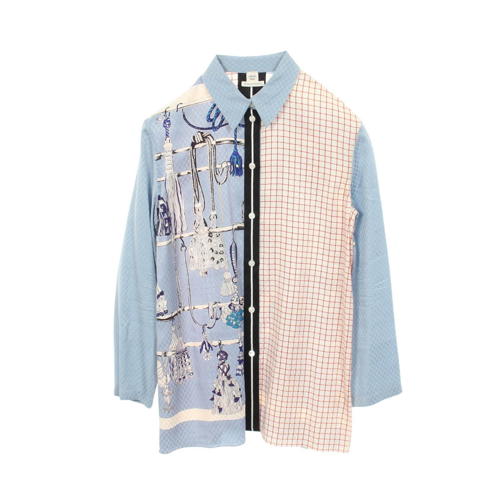 Hermes Silk Top