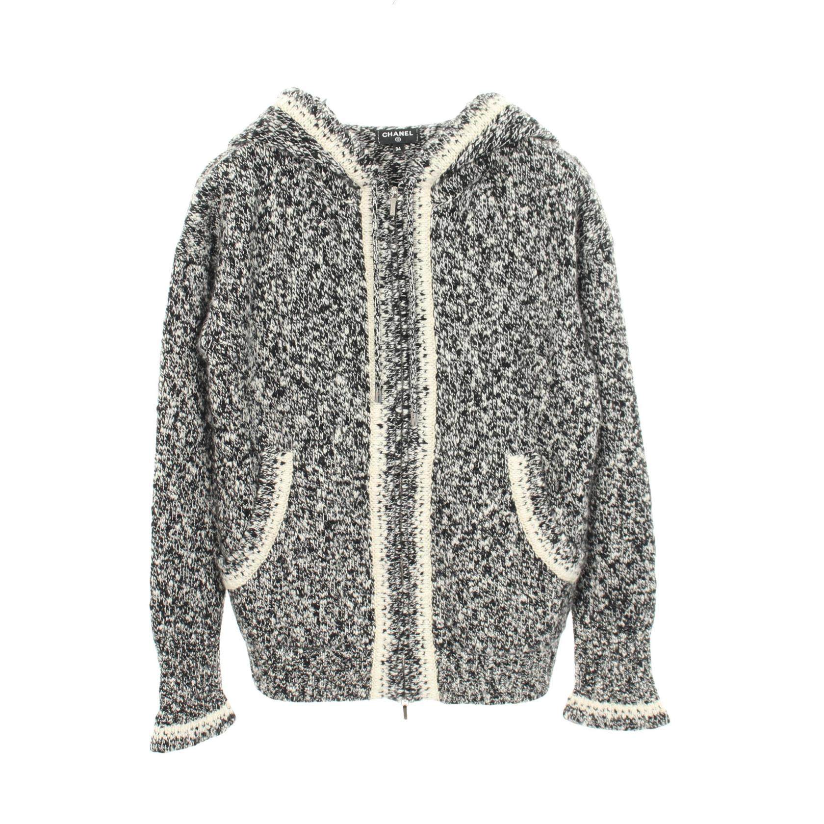 Chanel Cashmere Knit Hoodie