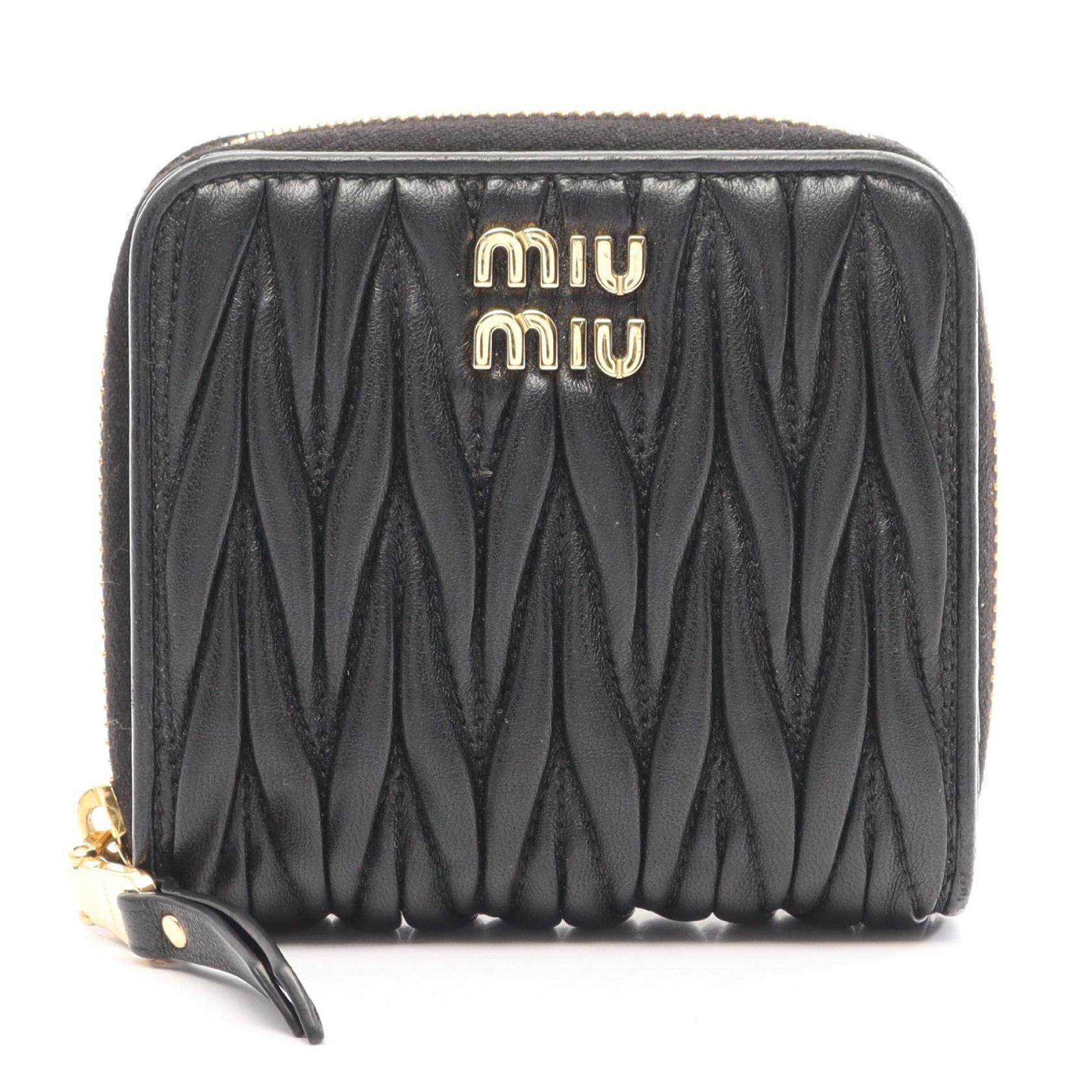 Miu Miu MATELASSE 1 Leather Wallet