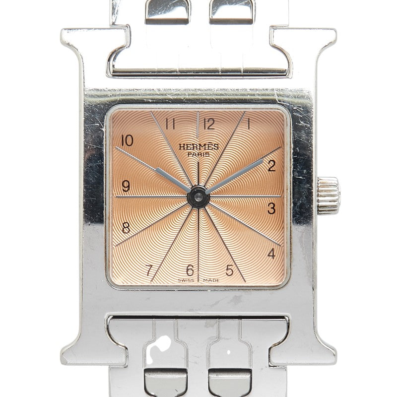 Hermes H Watch Stainless Steel Watch