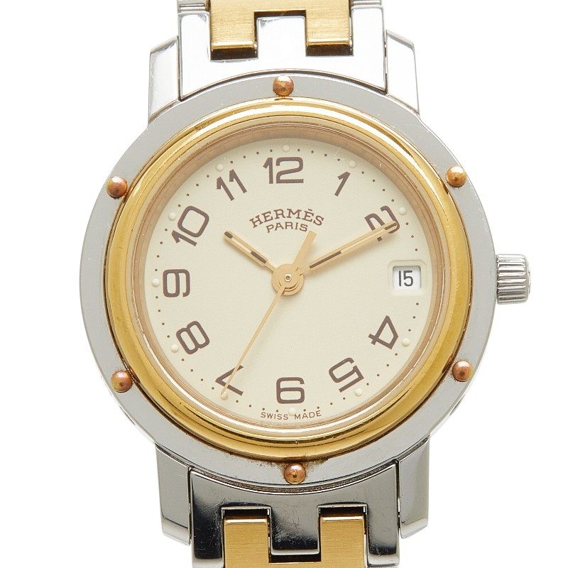 Hermes Clipper Stainless Steel Quartz