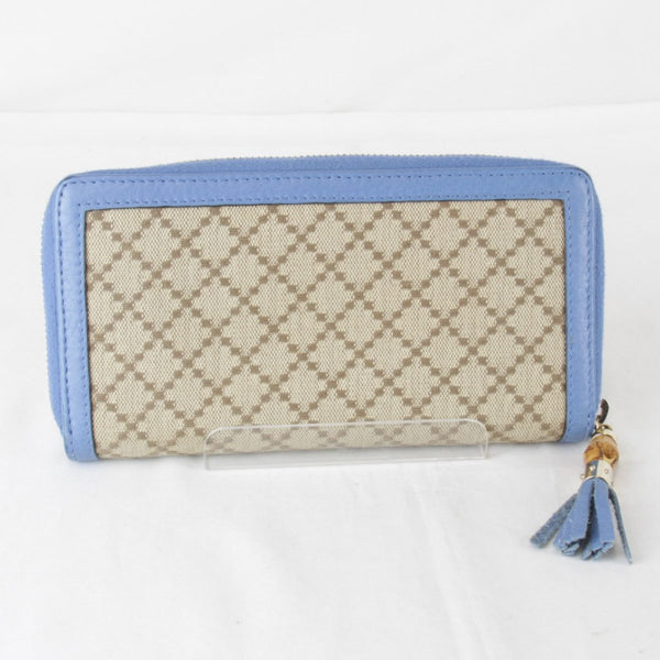 Gucci Canvas Leather Long Wallet