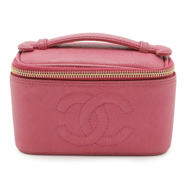 Chanel Caviar Leather Vanity Pouch