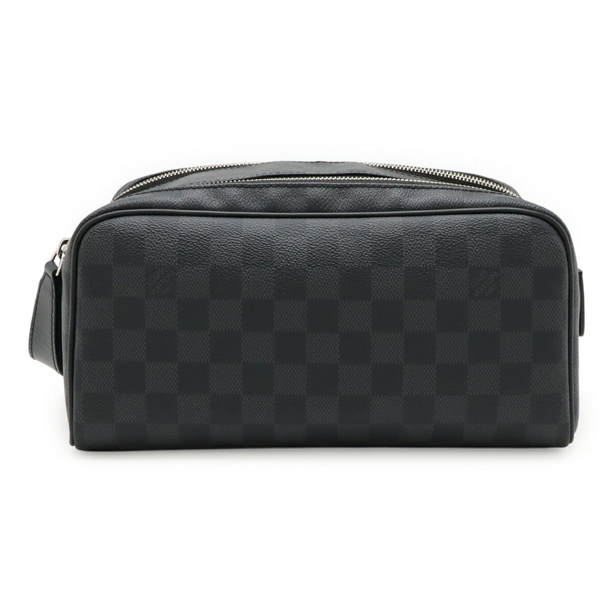 Louis Vuitton Dopp Kit Damier Graphite Clutch Bag