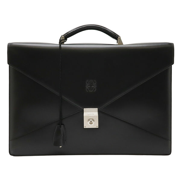 Loewe Anagram Leather Briefcase