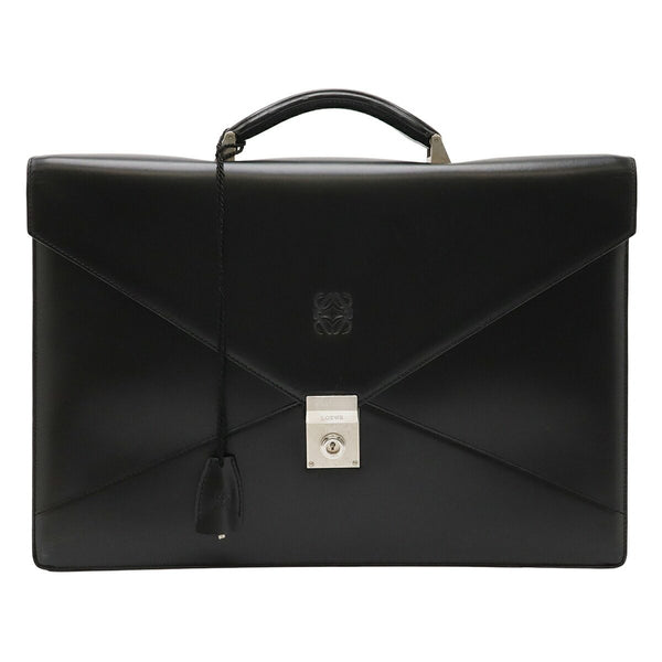 Loewe Anagram Leather Briefcase