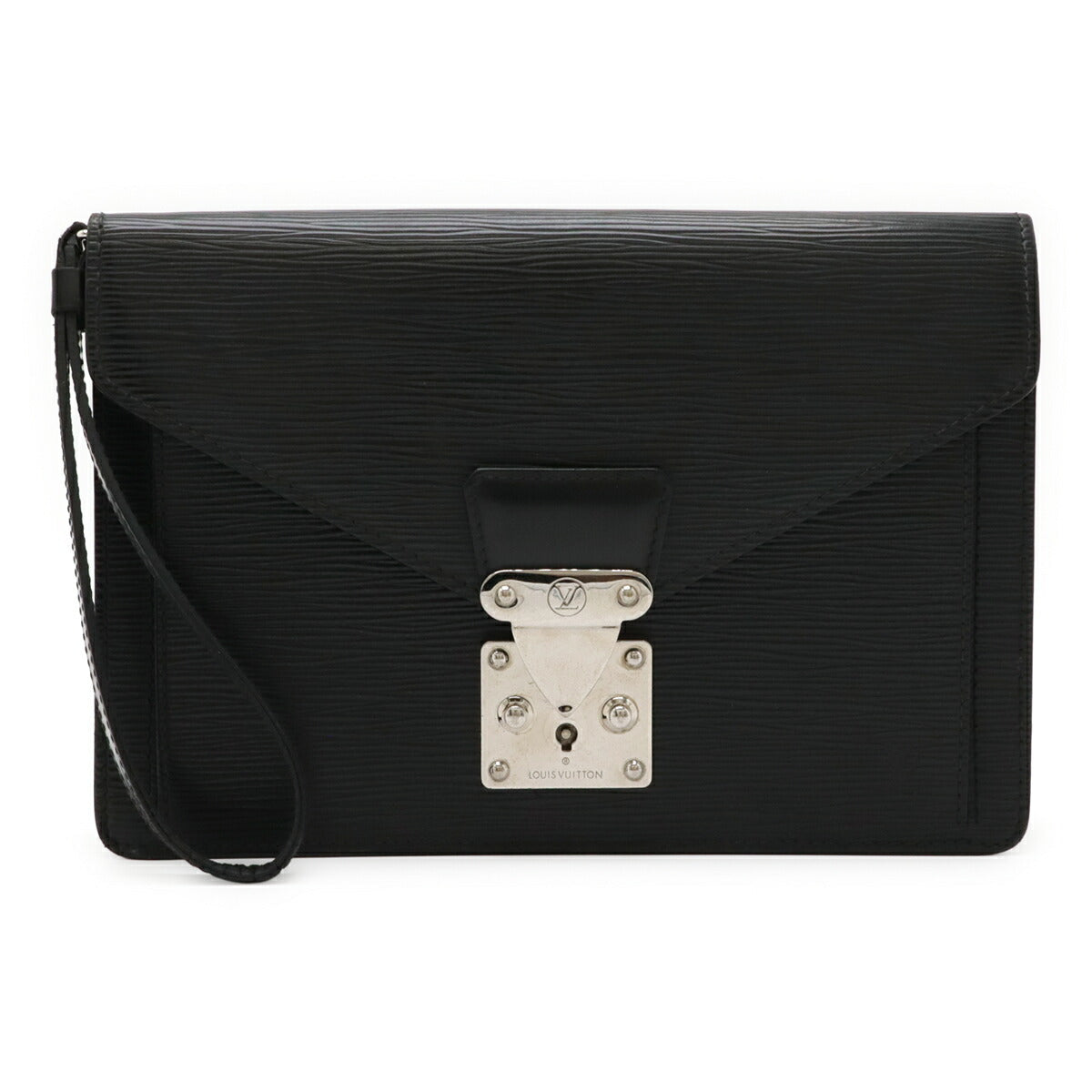 Louis Vuitton Pochette Seliere Dragonne Epi Clutch Bag