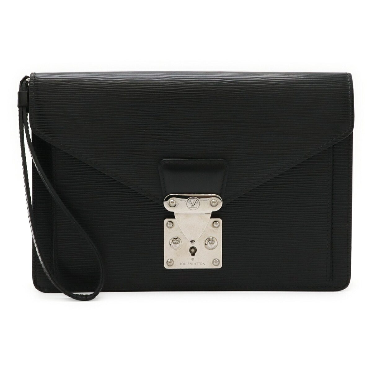 Louis Vuitton Pochette Seliere Dragonne Epi Clutch Bag
