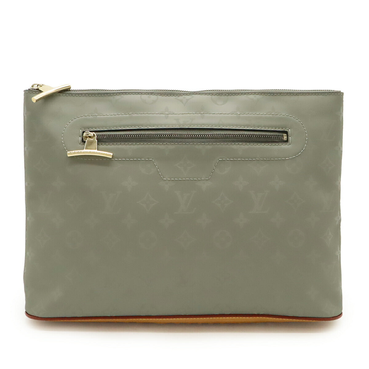 Louis Vuitton Monogram Titanium Clutch Bag