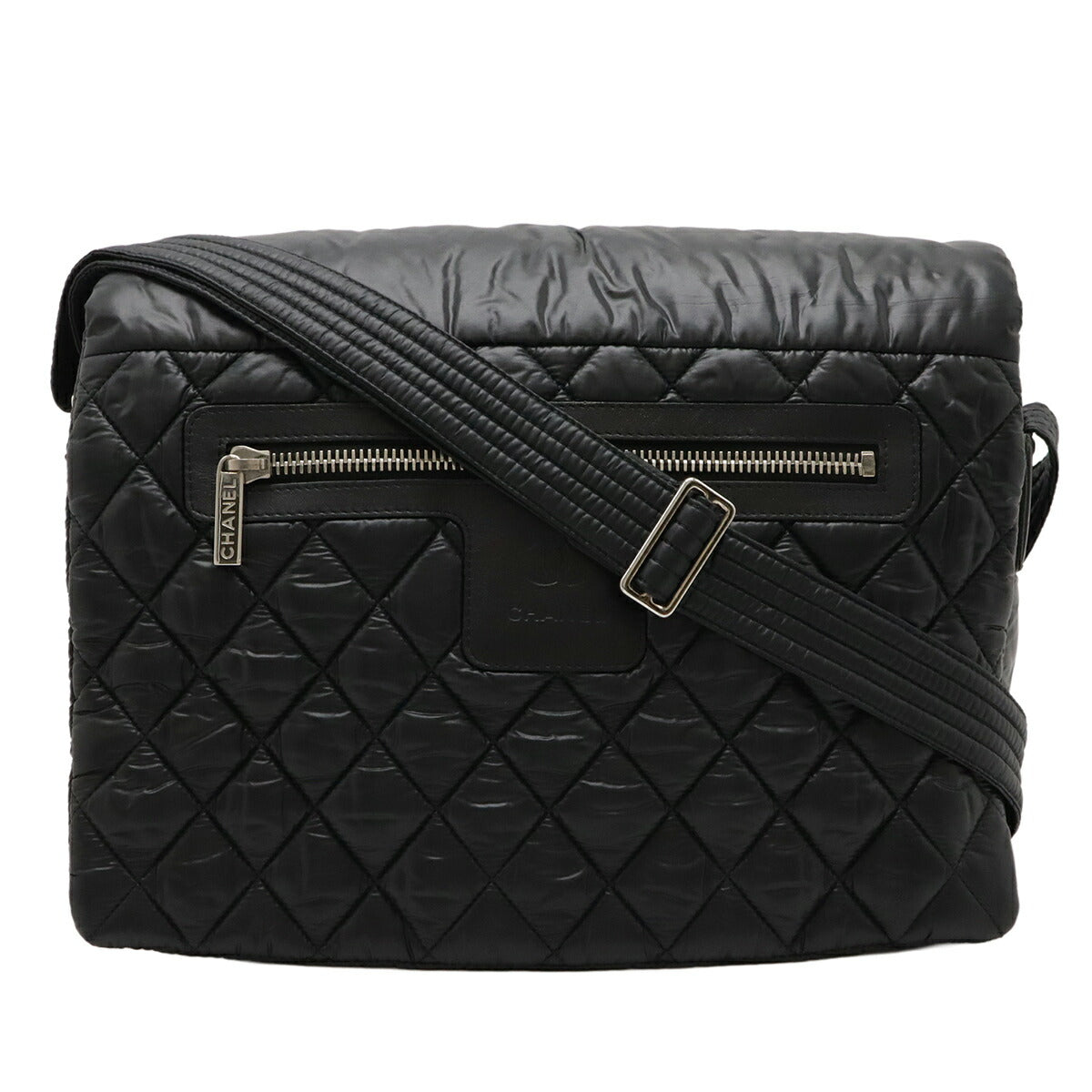 Chanel Coco Cocoon Nylon Leather Shoulder Bag