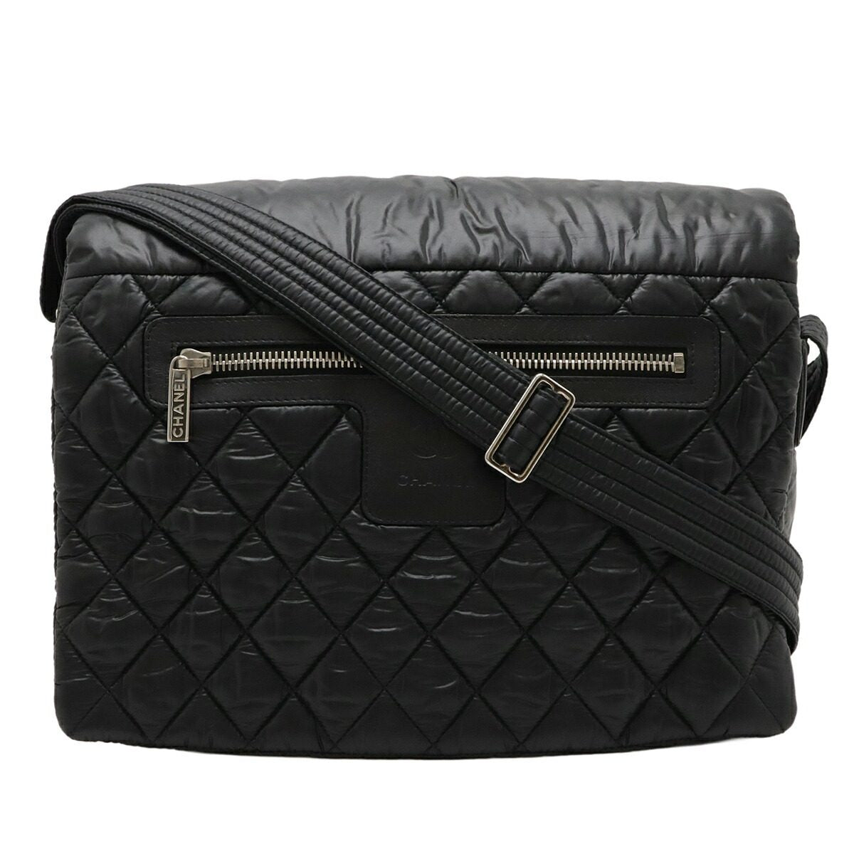 Chanel Coco Cocoon Nylon Leather Shoulder Bag