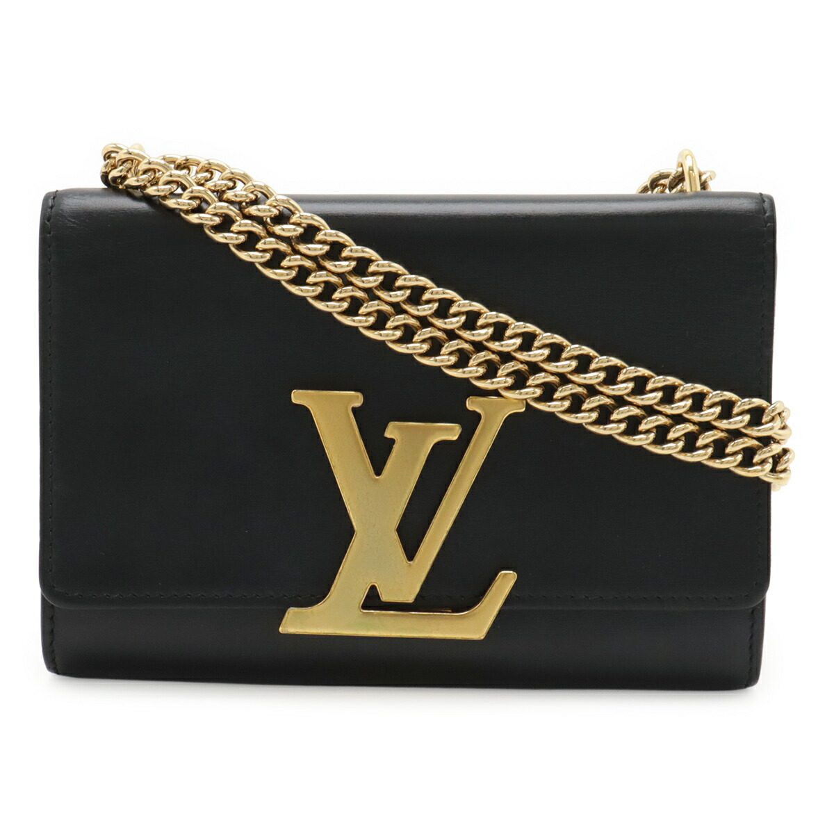 Louis Vuitton Pochette Louise MM Leather Shoulder Bag