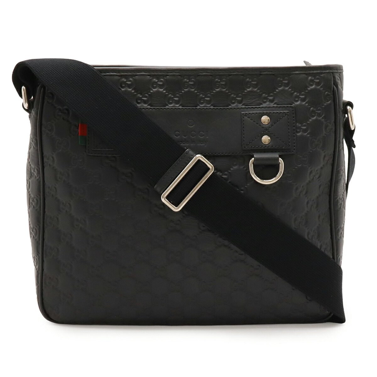 Gucci GUCCISSIMA Rubber Coated Leather Shoulder Bag