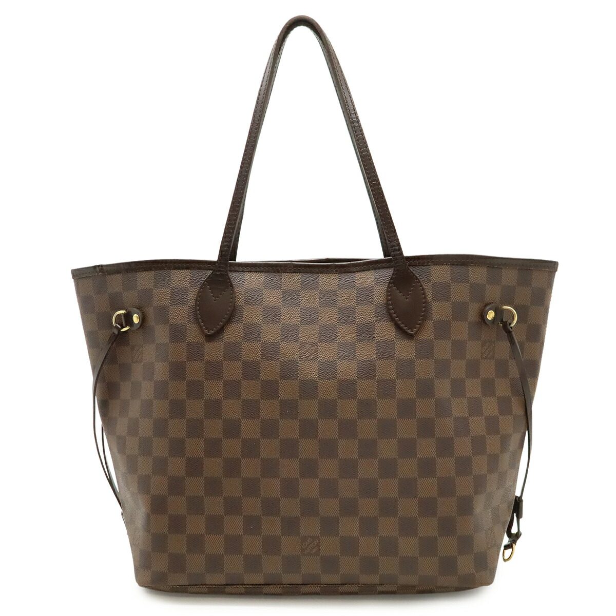 Louis Vuitton Neverfull MM Damier Canvas Tote Bag