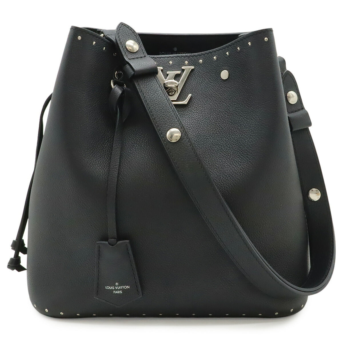 Louis Vuitton Lockmeat Leather Shoulder Bag