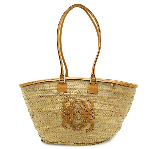 Loewe Anagram Raffia Tote Bag
