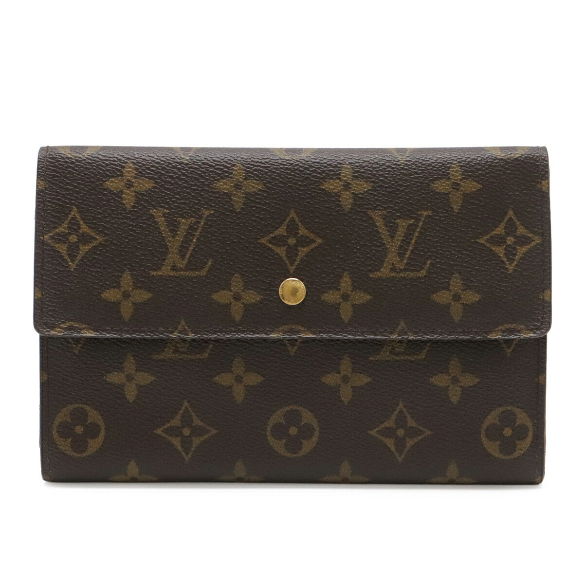 Louis Vuitton Monogram Trifold Long Passport Wallet