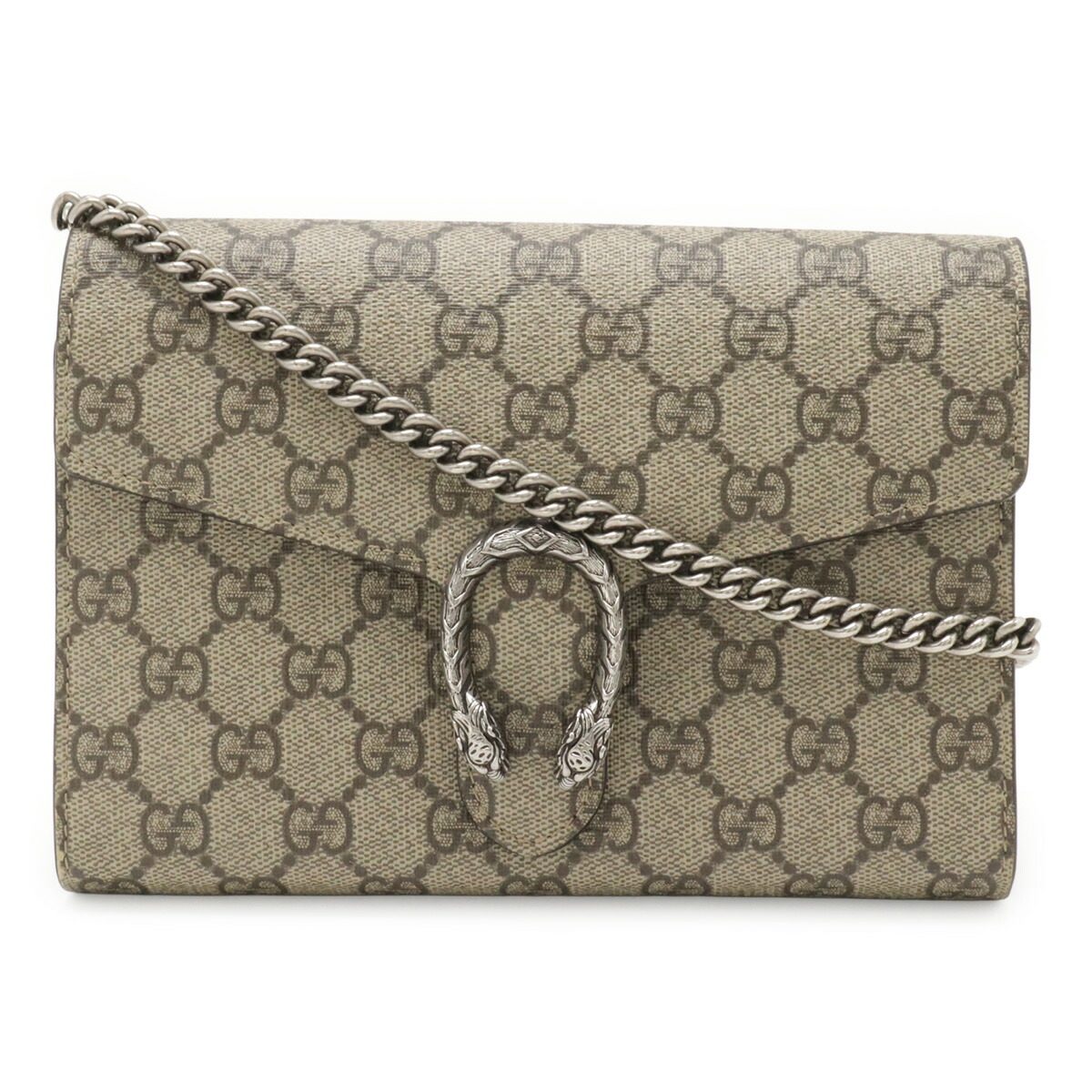 Gucci Dionysus GG Supreme 2way chain wallet