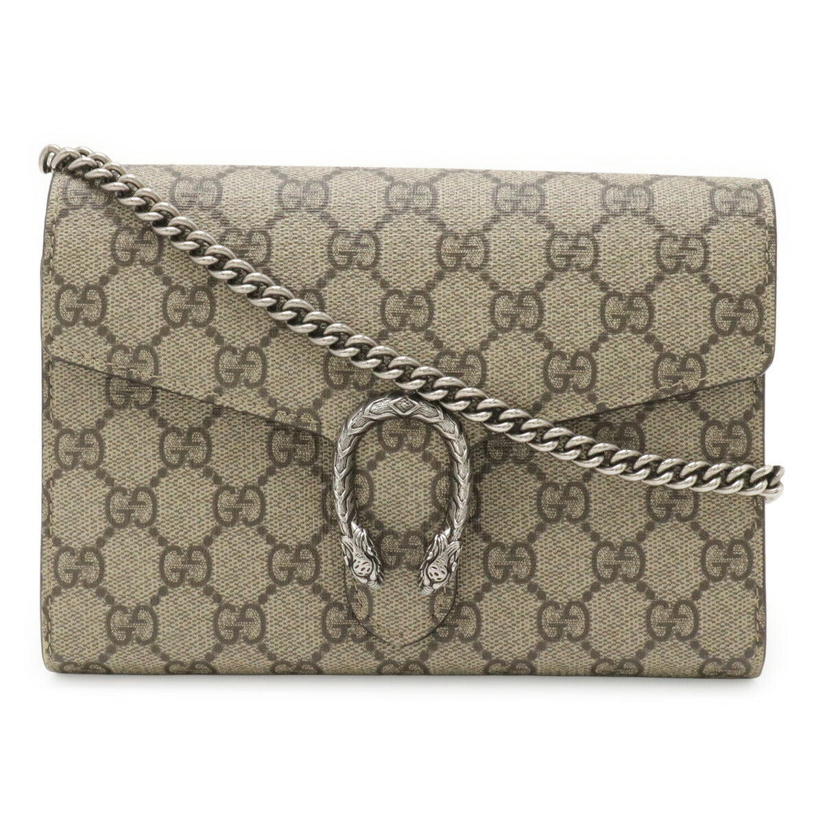 Gucci Dionysus GG Supreme 2way chain wallet