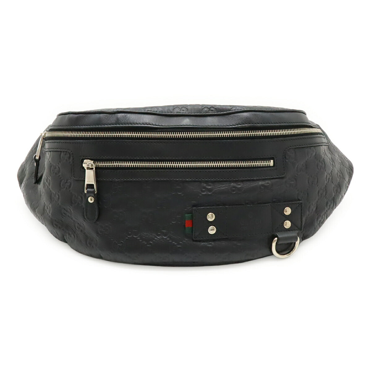 Gucci Guccissima Rubber Coated Leather Waist Bag