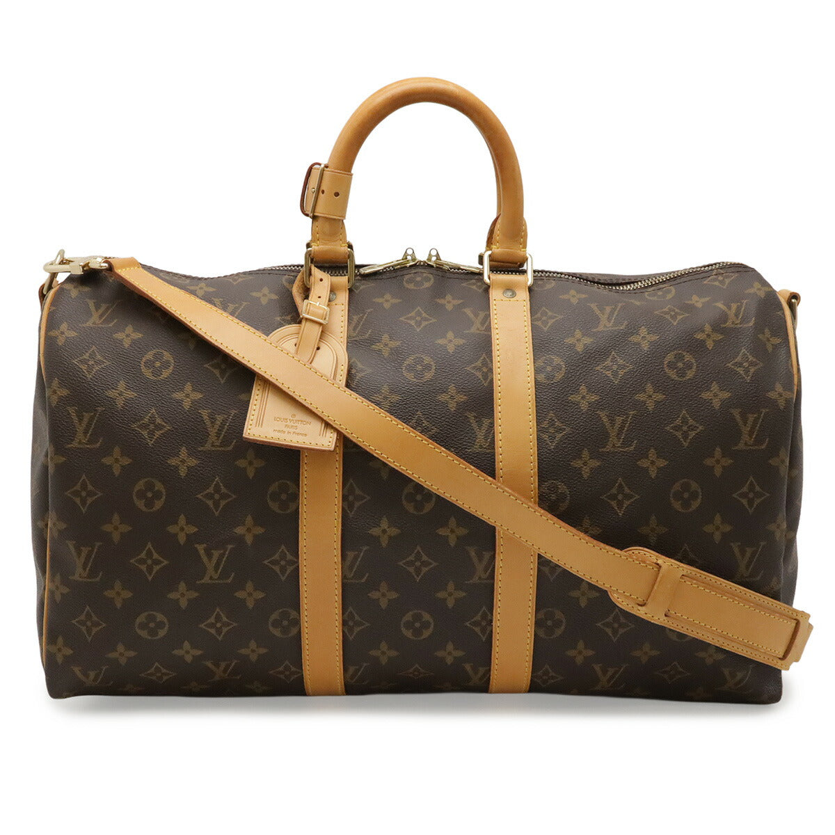 Louis Vuitton Keepall Bandouliere Monogram Boston Bag
