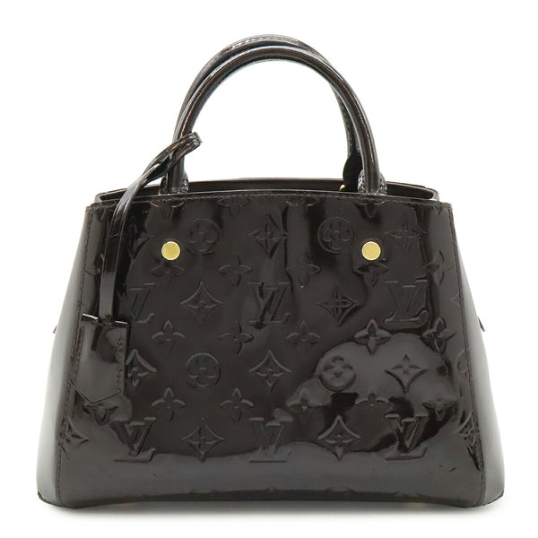 Louis Vuitton Monogram Vernis Montaigne BB Handbag