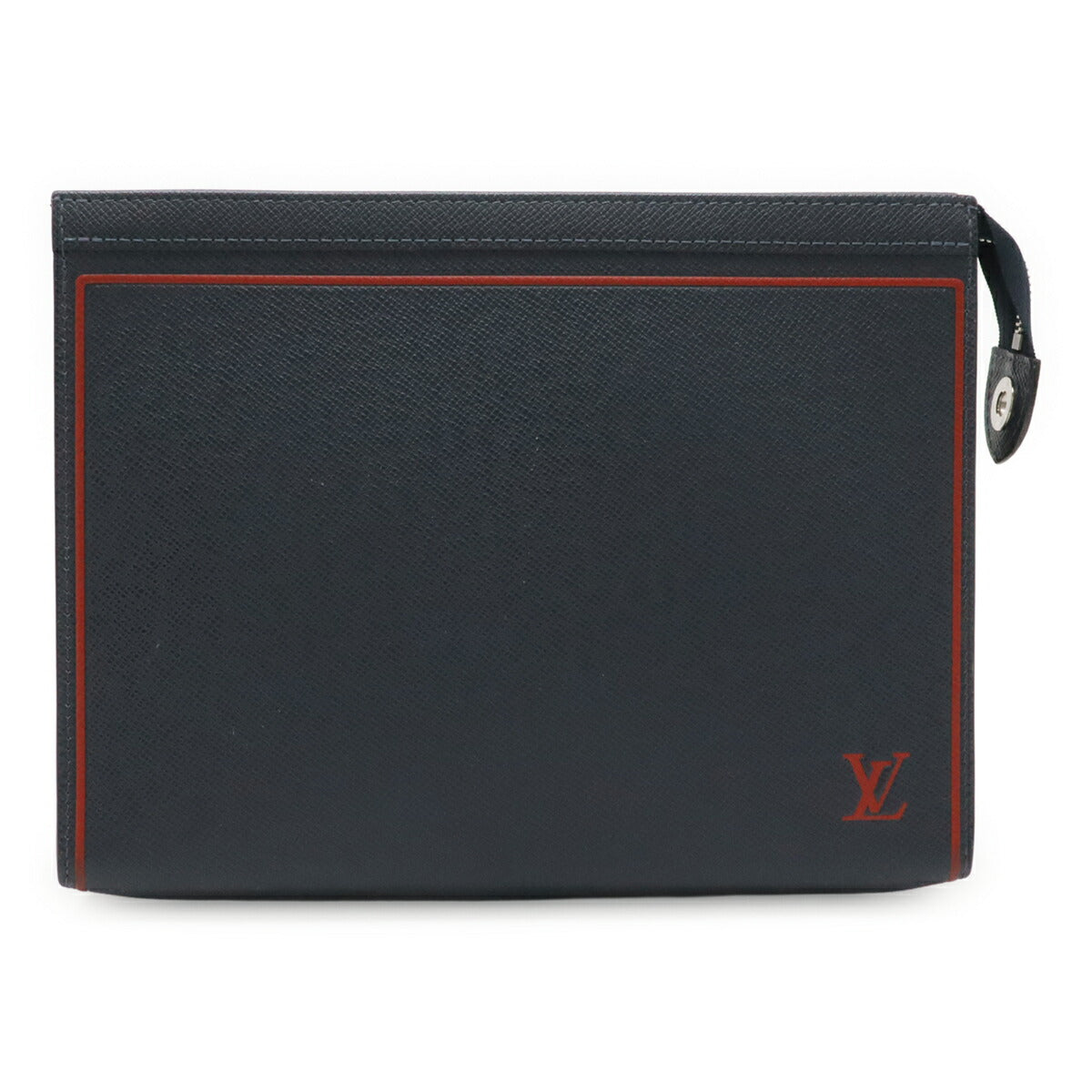 Louis Vuitton Pochette Voyage MM Calf Leather Clutch Bag