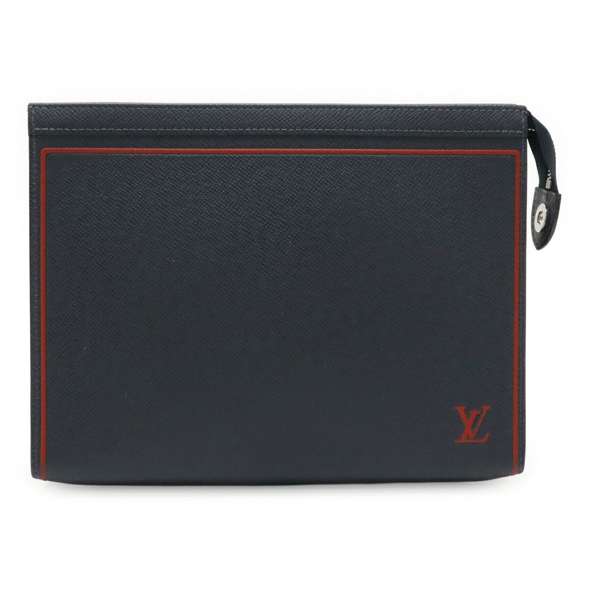 Louis Vuitton Pochette Voyage MM Calf Leather Clutch Bag