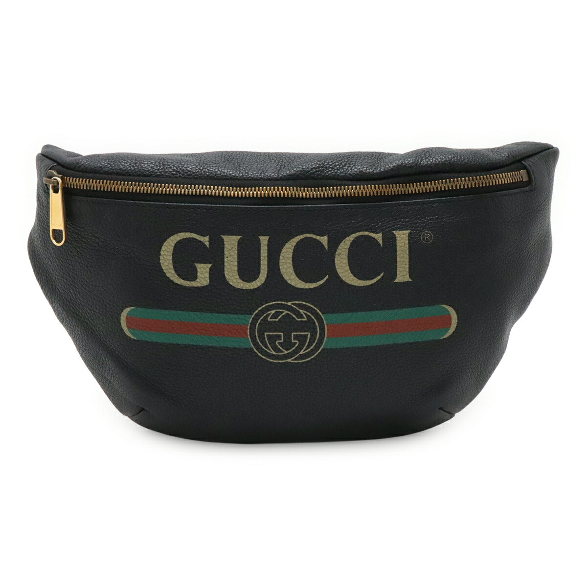 Gucci Gucci Print Leather Belt Bag