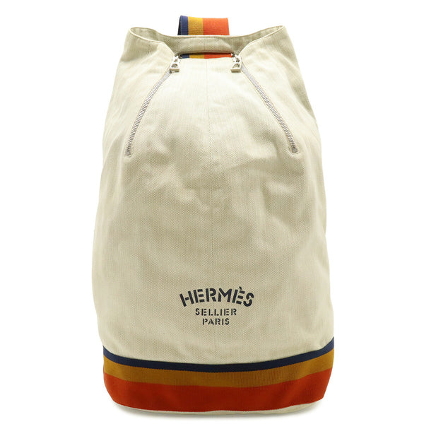 Hermes Cabavie Canvas Shoulder Bag