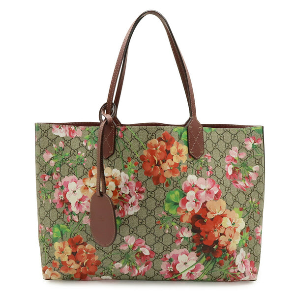 Gucci GG Blooms GG Supreme Coated Canvas Tote Bag