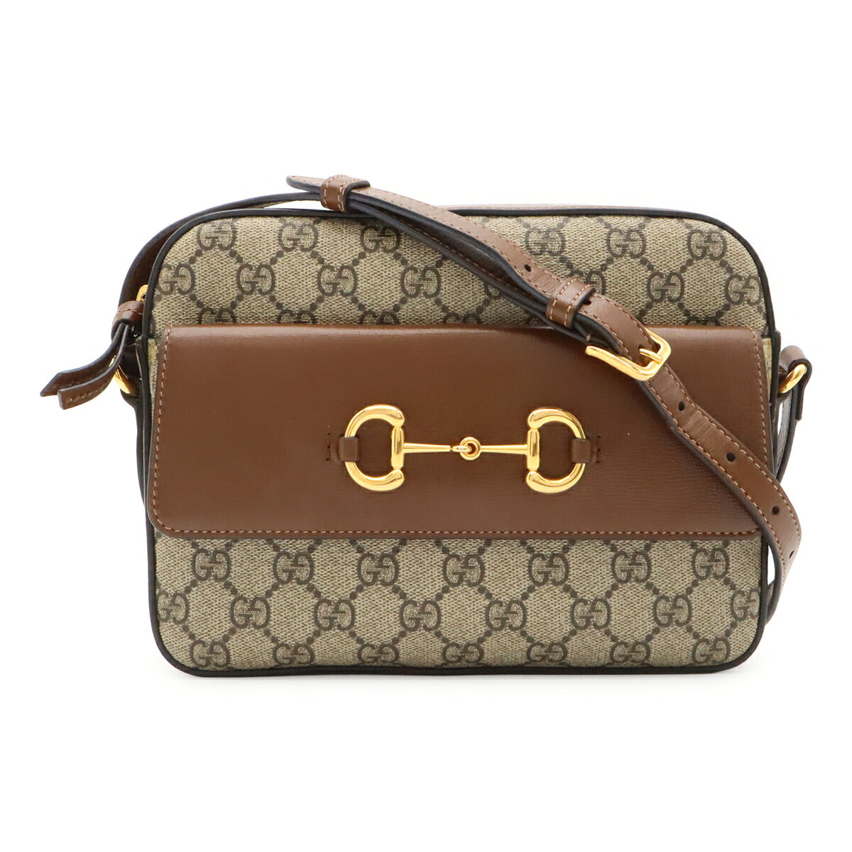 Gucci Horsebit 1955 GG Supreme Shoulder Bag