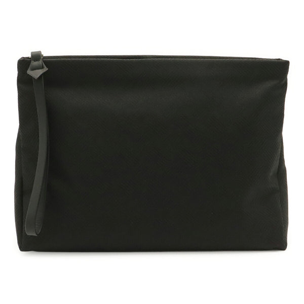Bottega Veneta Nylon Leather Clutch Bag