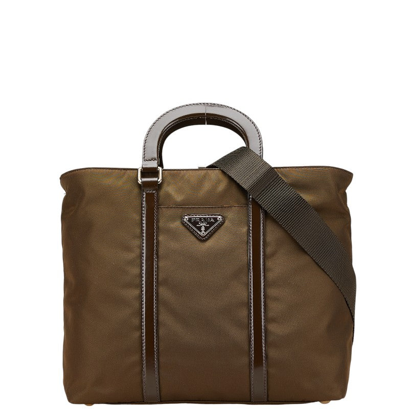 Prada BN1066 Nylon Leather 2way Bag
