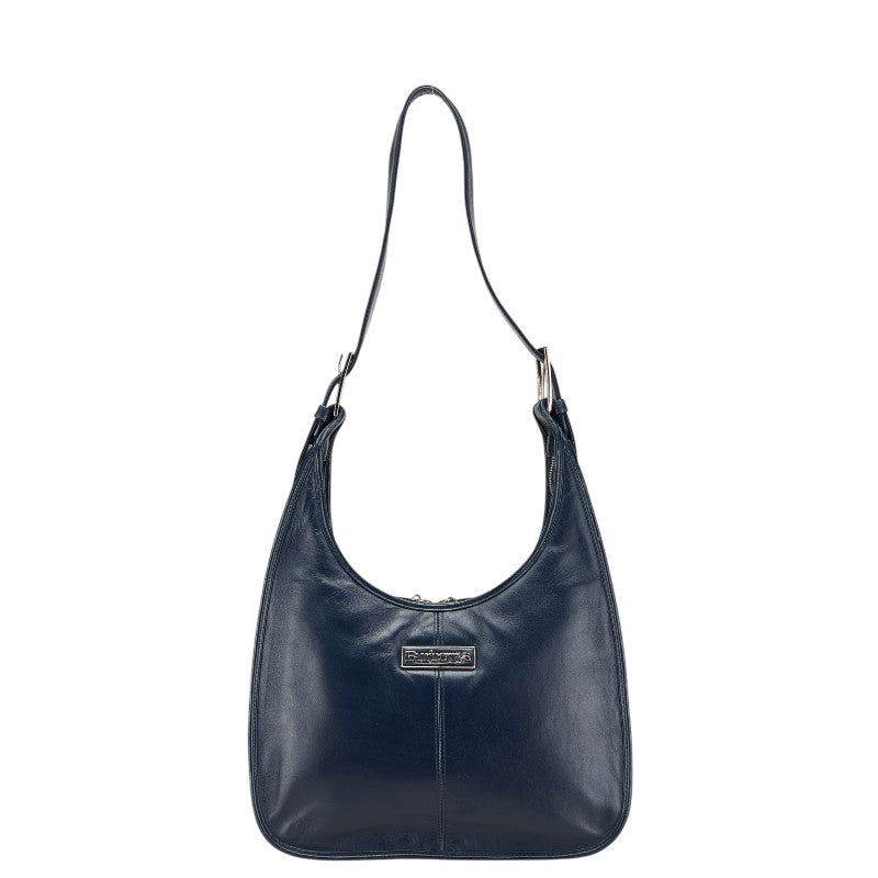Burberry Nova Check Leather Shoulder Bag