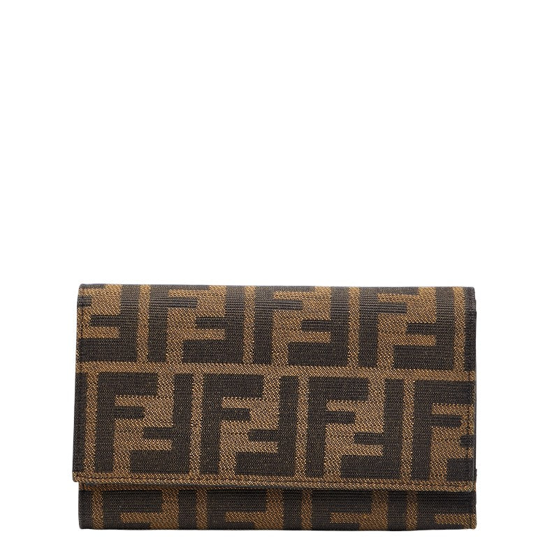 Fendi Zucca Canvas Trifold Wallet