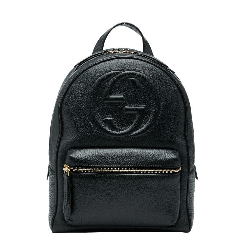 Gucci Soho Interlocking G Leather Backpack