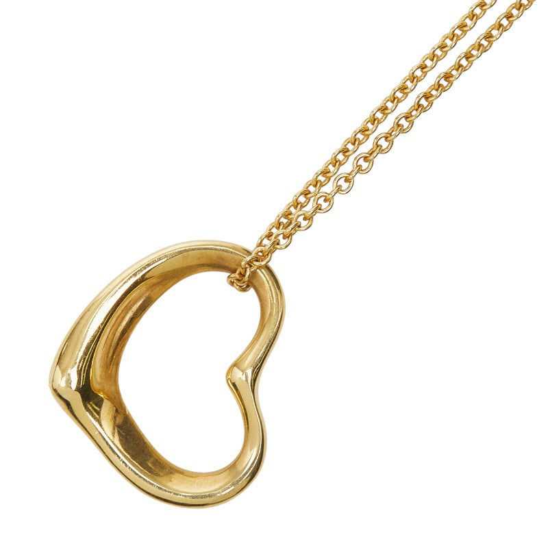 Tiffany Open Heart Au750 Necklace