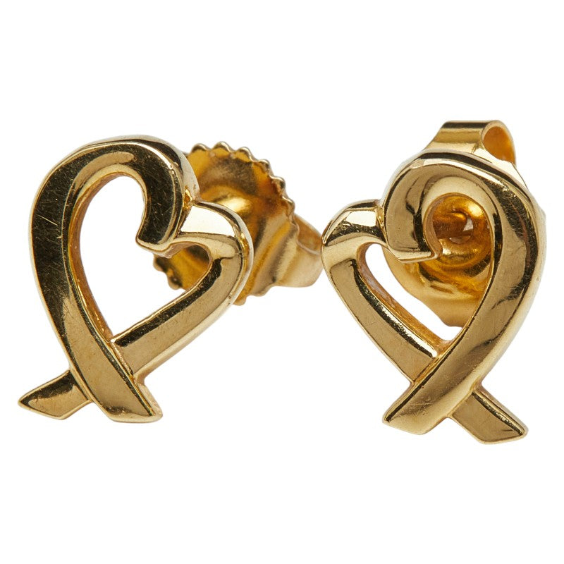 Tiffany Loving Heart Au750 Earrings