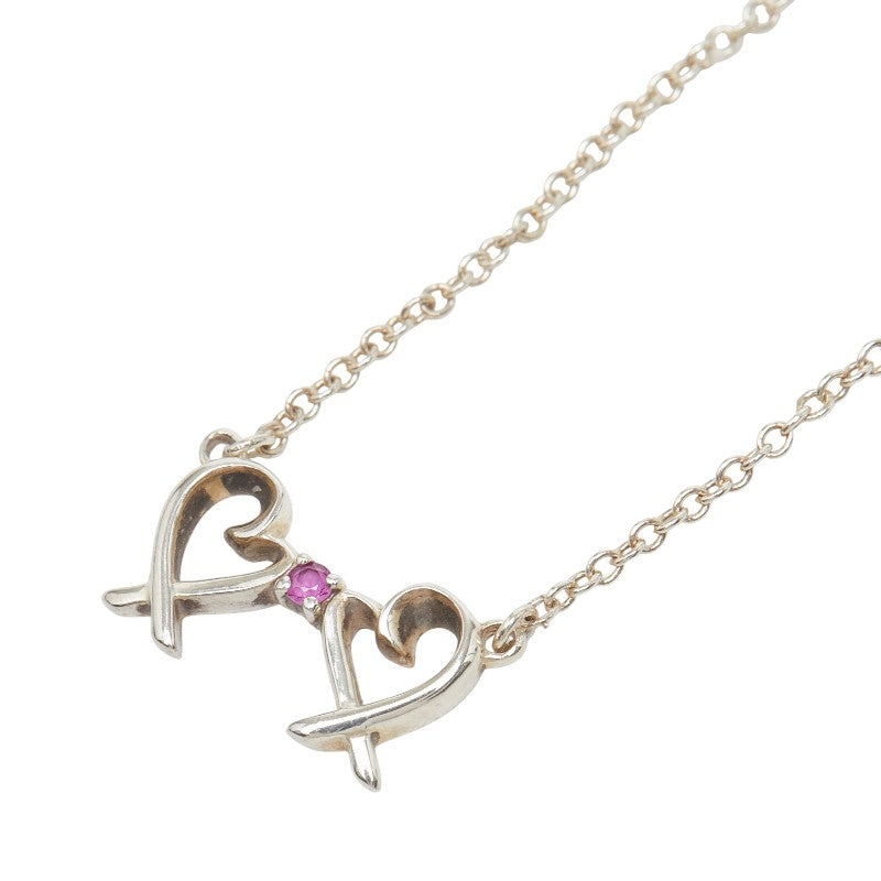 Tiffany Double Loving Heart SV925 Necklace