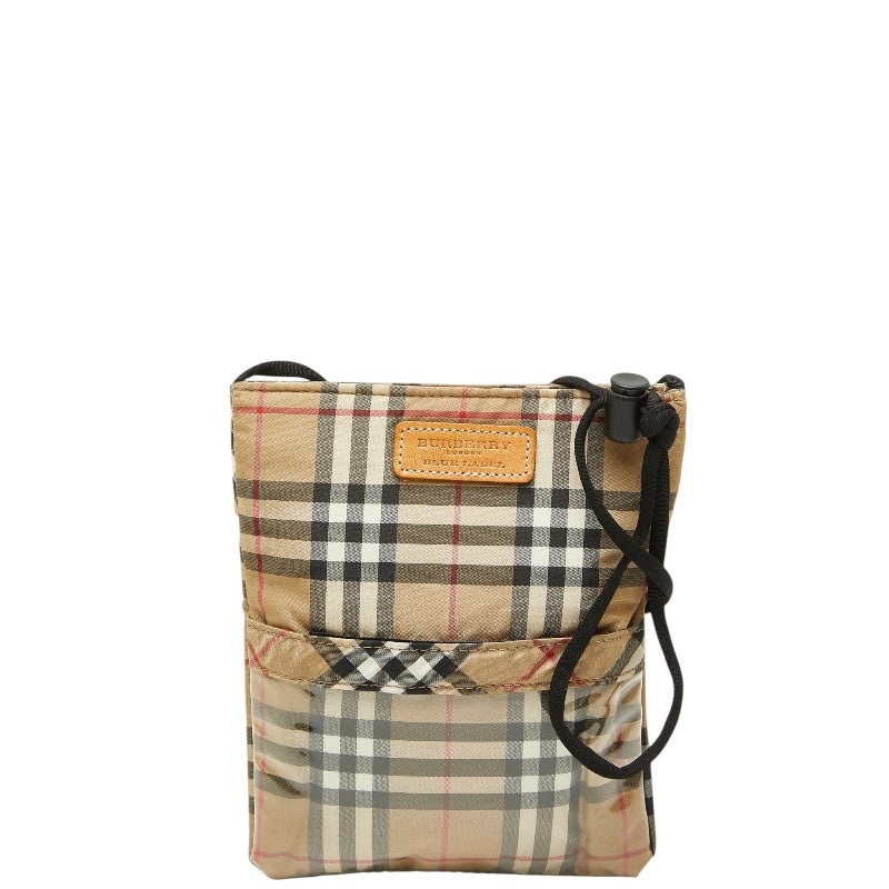 Burberry Blue Label Check Nylon Shoulder Bag
