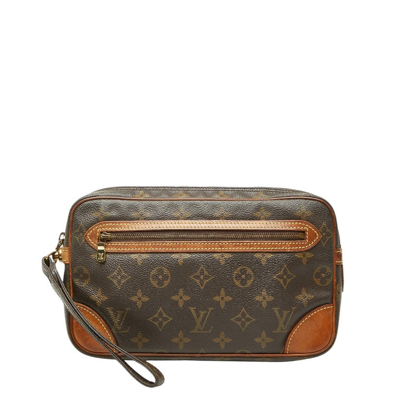 Louis Vuitton Monogram Marly Dragonne Clutch Bag