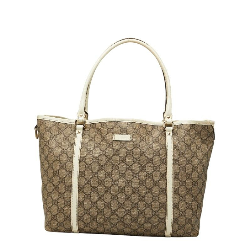 Gucci GG Supreme PVC Patent Leather Tote Bag