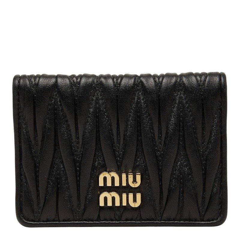 Miu Miu Matelassé Leather Card Case