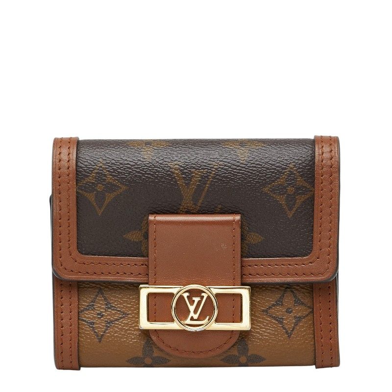 Louis Vuitton Portefeuille Dauphine Compact Monogram Reverse Wallet